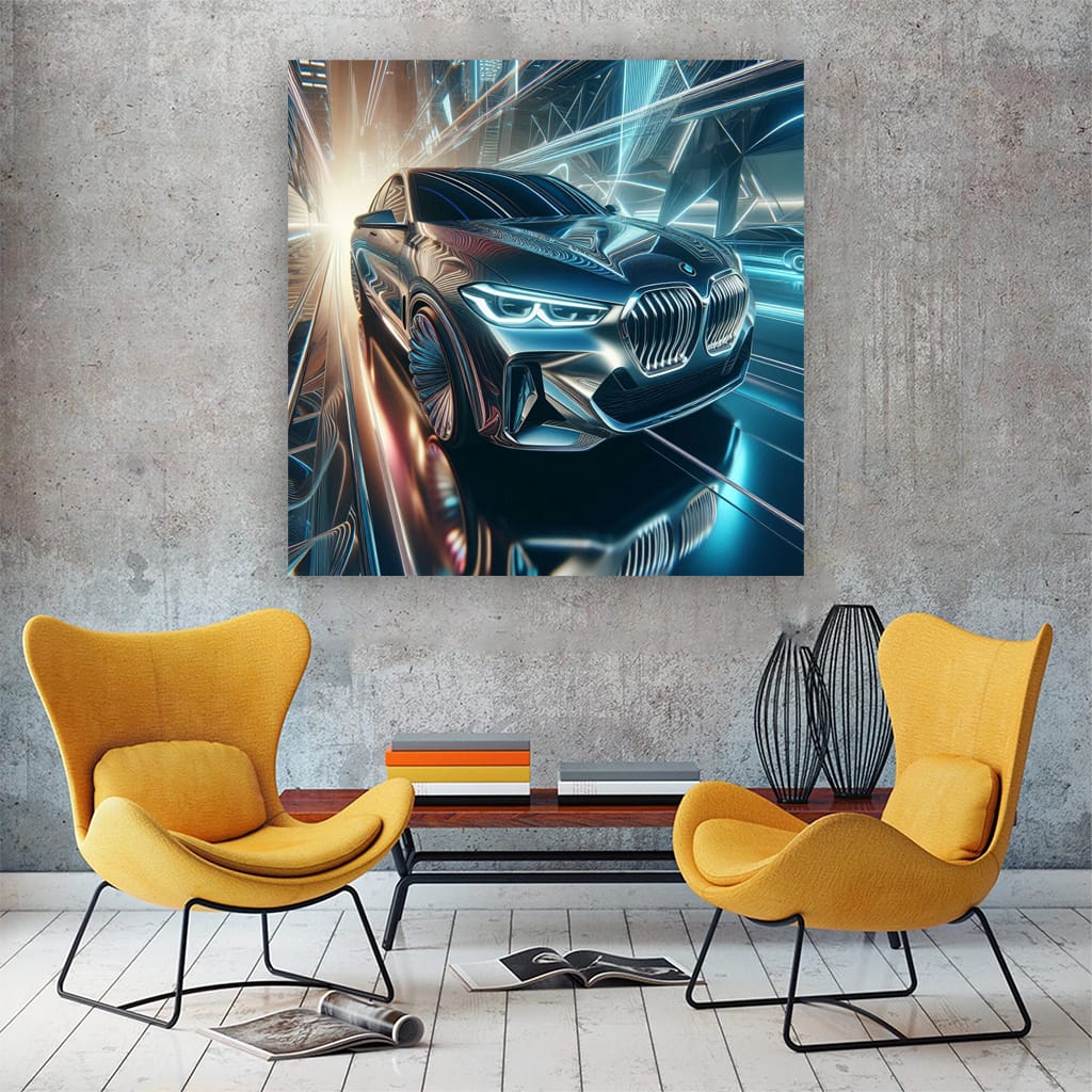 Bmw Future Absctra Wall Art