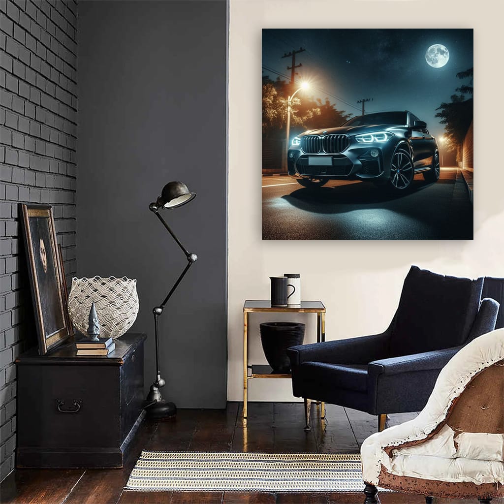 Bmw Gray Nig Wall Art