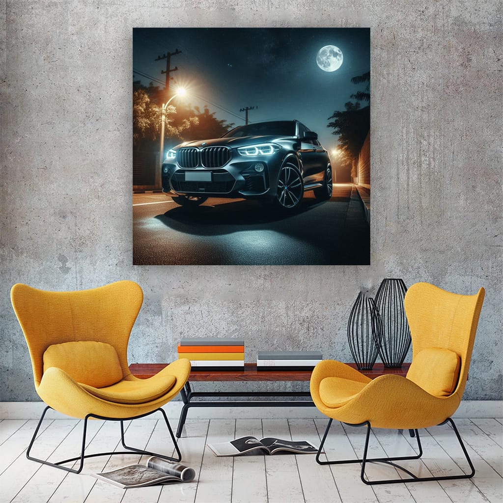 Bmw Gray Nig Wall Art