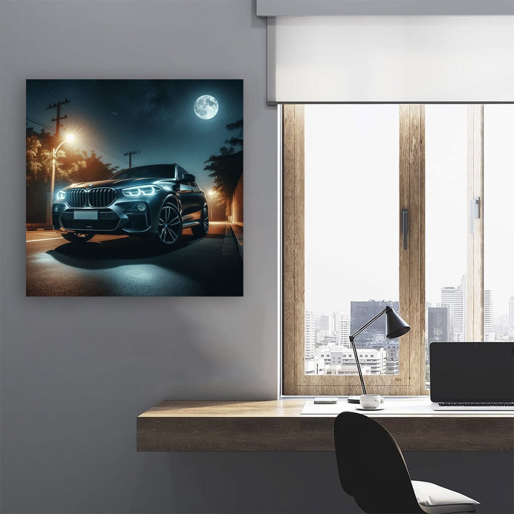 Bmw Gray Nig Wall Art