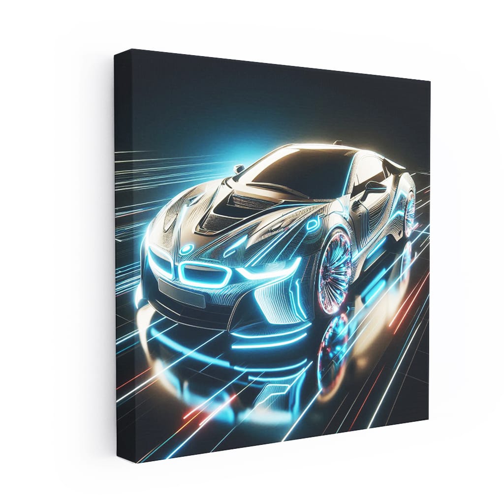 Bmw I8 Absctra Wall Art