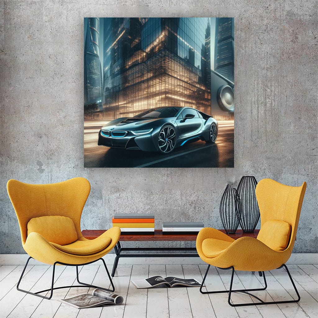 Bmw I8 Buildi Wall Art