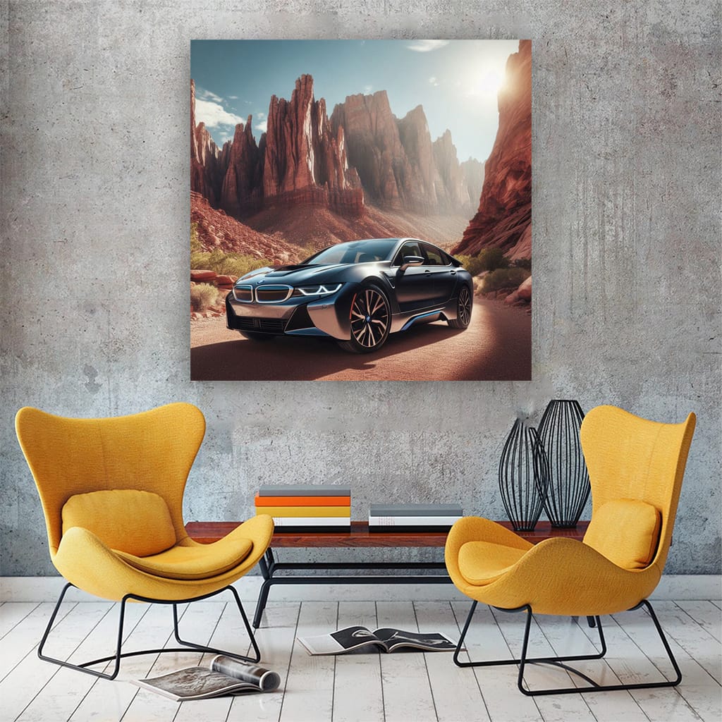 Bmw I8 Cany Wall Art