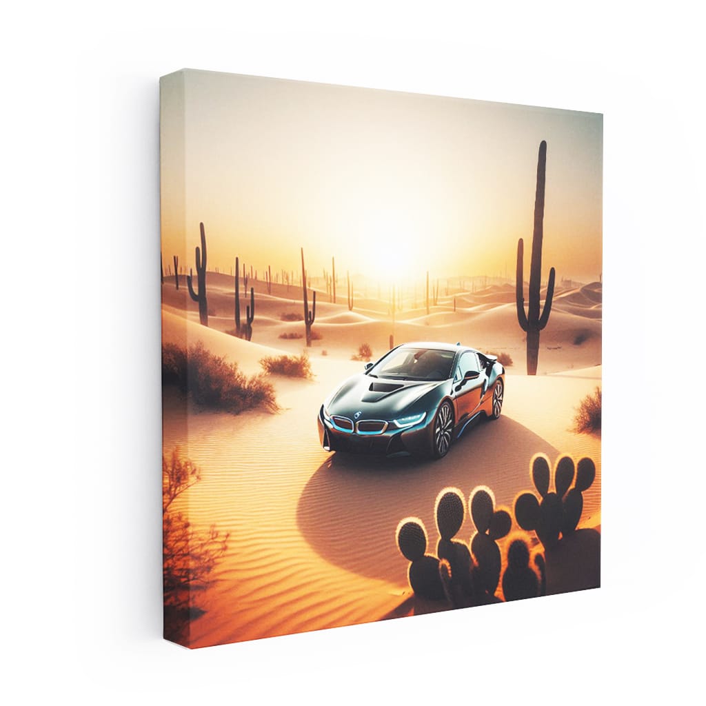 Bmw I8 Desert Wall Art