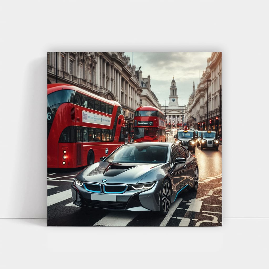 Bmw I8 Lond Wall Art