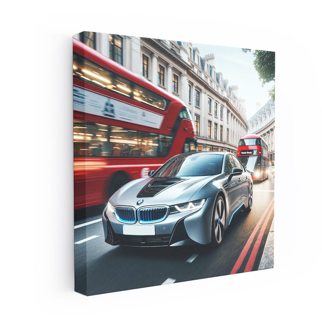 Bmw I8 London Wall Art