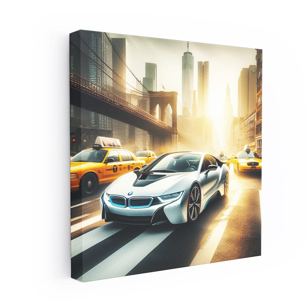 Bmw I8 New Yo Wall Art