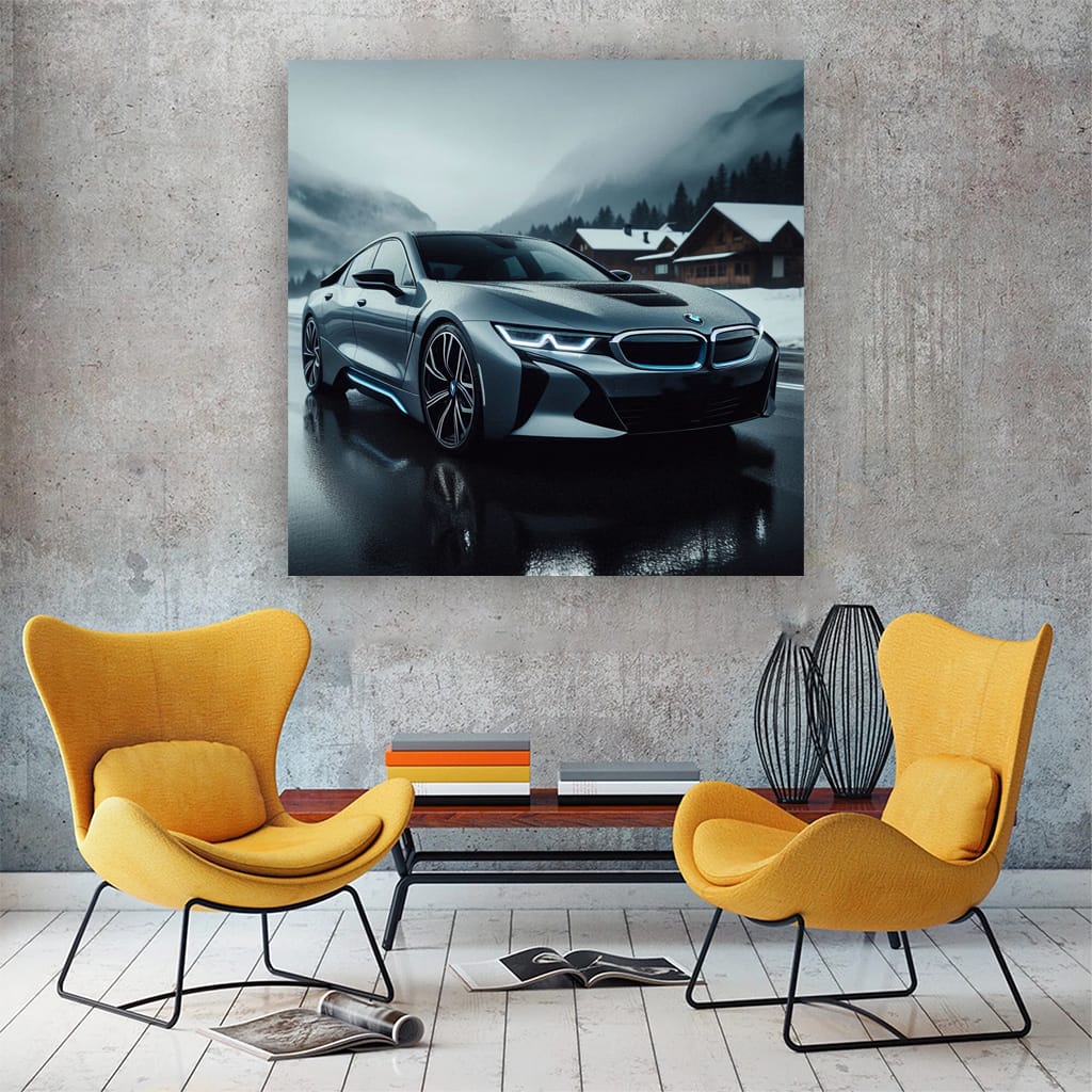 BMW i8 in Overcast Weather - Futuristic Elegance