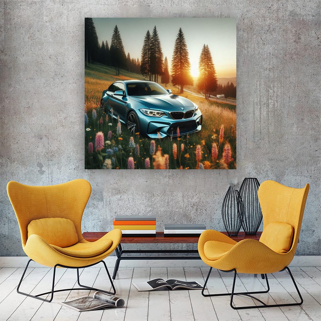 Bmw M2 Nature Wall Art