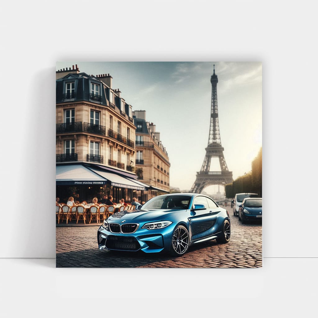 Bmw M2 Paris Wall Art