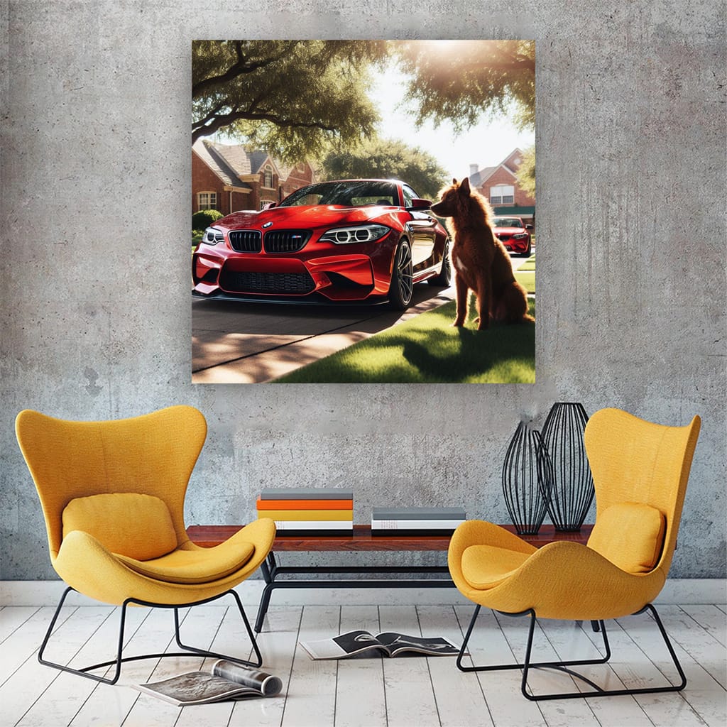 Bmw M2 Parki Wall Art