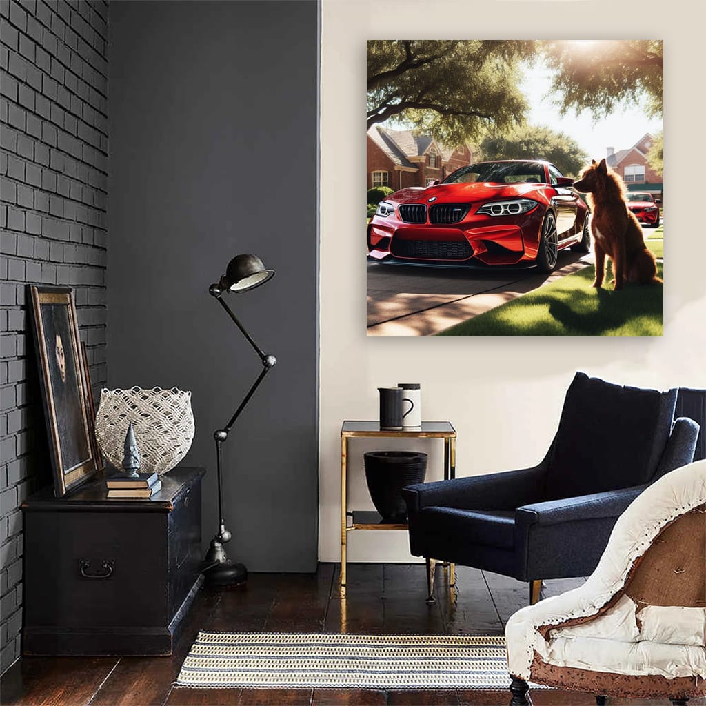 Bmw M2 Parki Wall Art