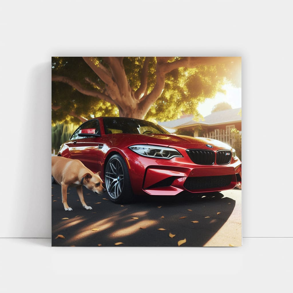 Bmw M2 Parking Wall Art