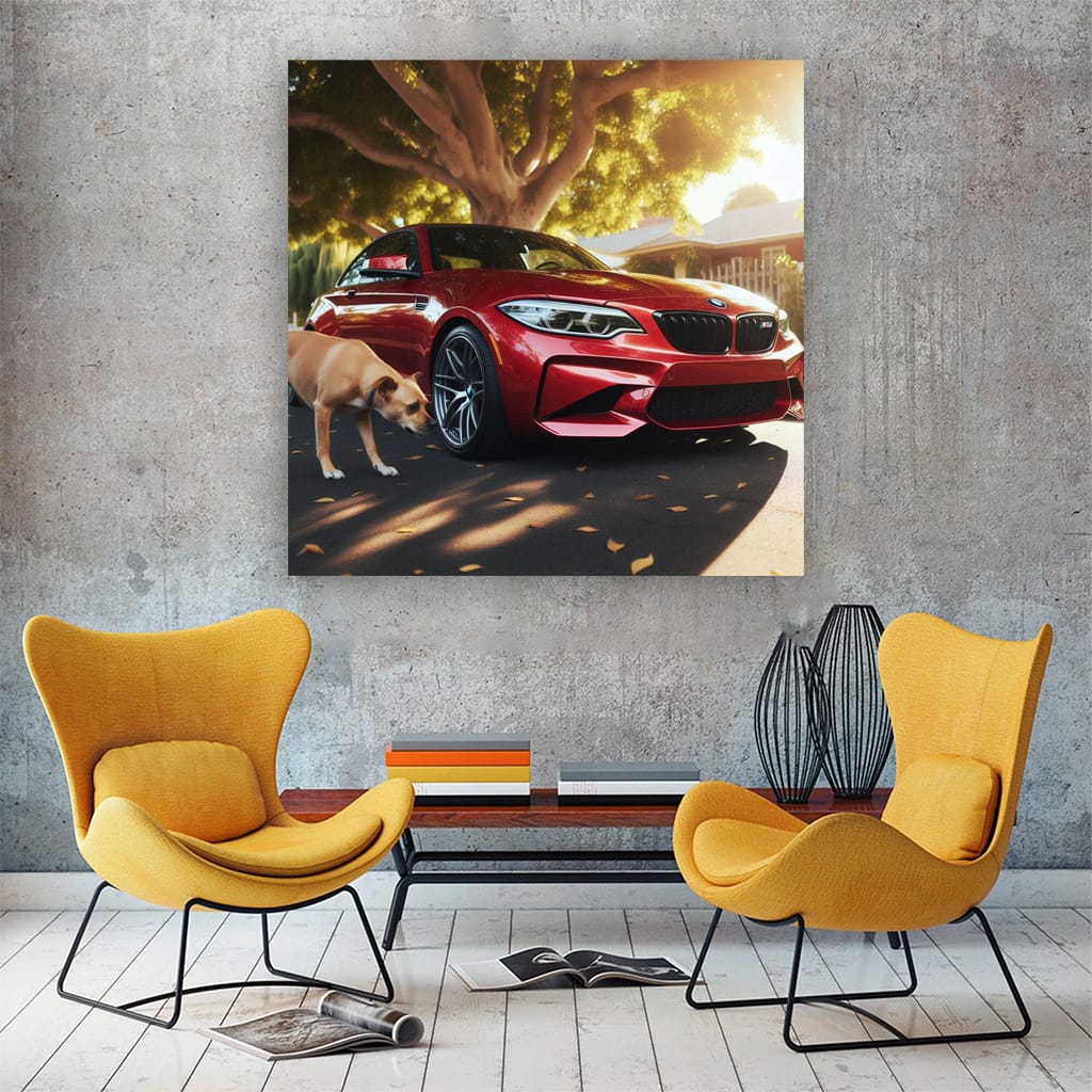 Bmw M2 Parking Wall Art