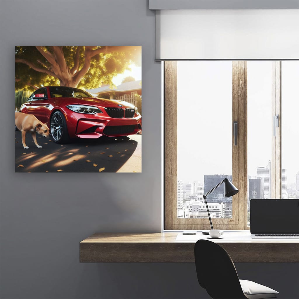 Bmw M2 Parking Wall Art