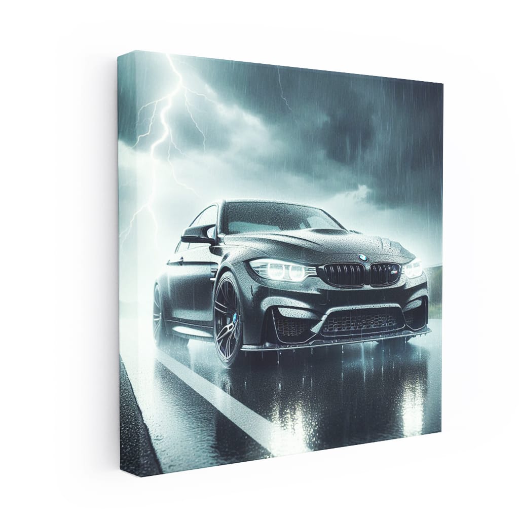 Bmw M3 Black Thundersto Wall Art