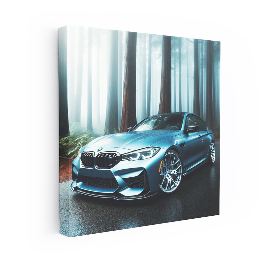 Bmw M3 Fog Wall Art