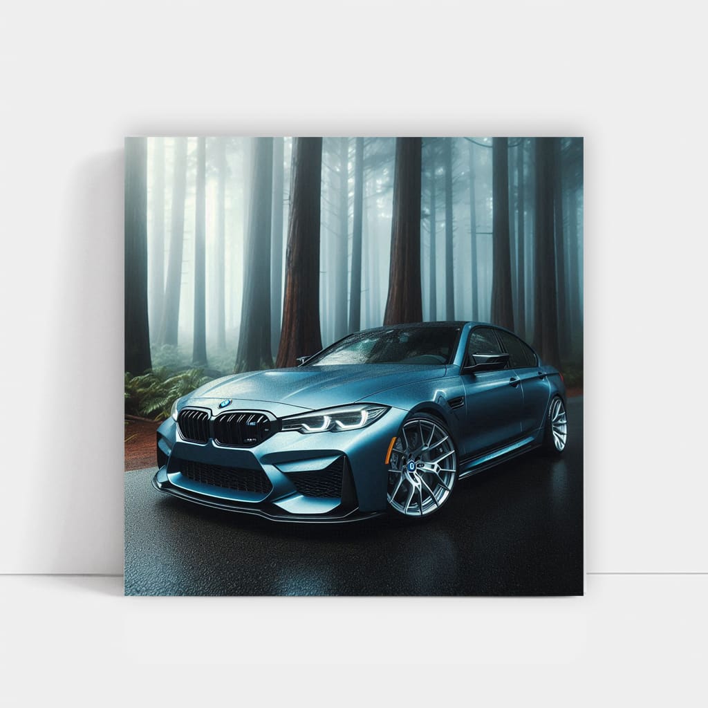 Bmw M3 Fog Wall Art