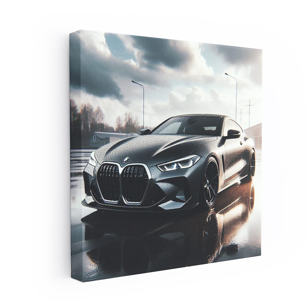 Bmw M4 Future Cloudy Weath Wall Art