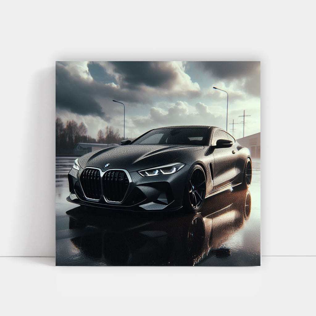 Bmw M4 Future Cloudy Weath Wall Art