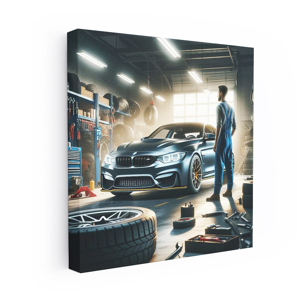 Bmw M4 Garage Wall Art