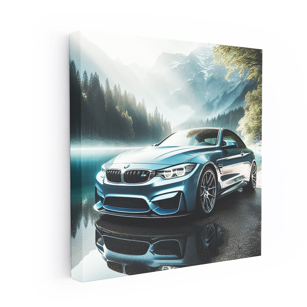 Bmw M4 Lake Wall Art