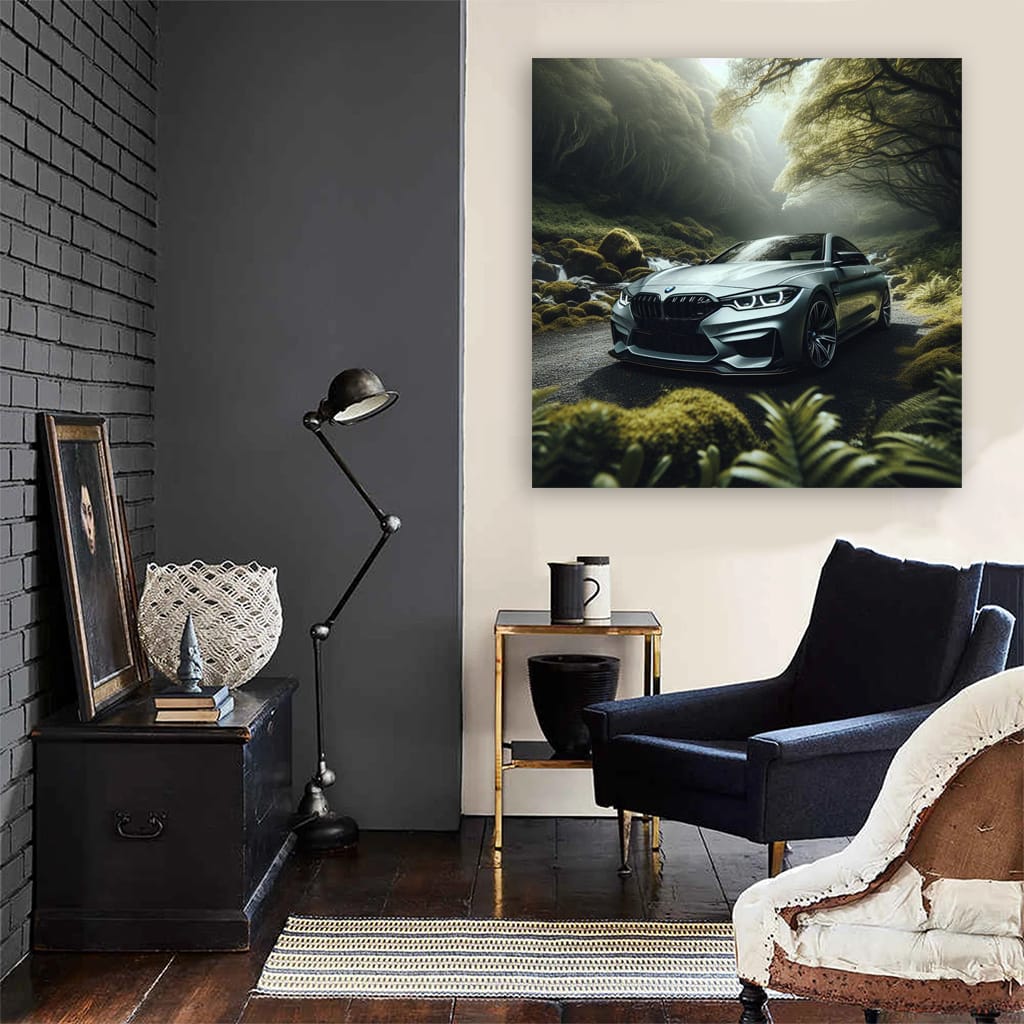 Bmw M4 Nature Wall Art