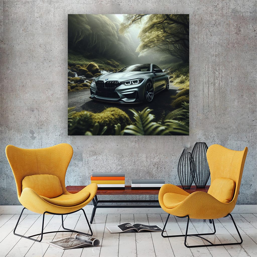 Bmw M4 Nature Wall Art