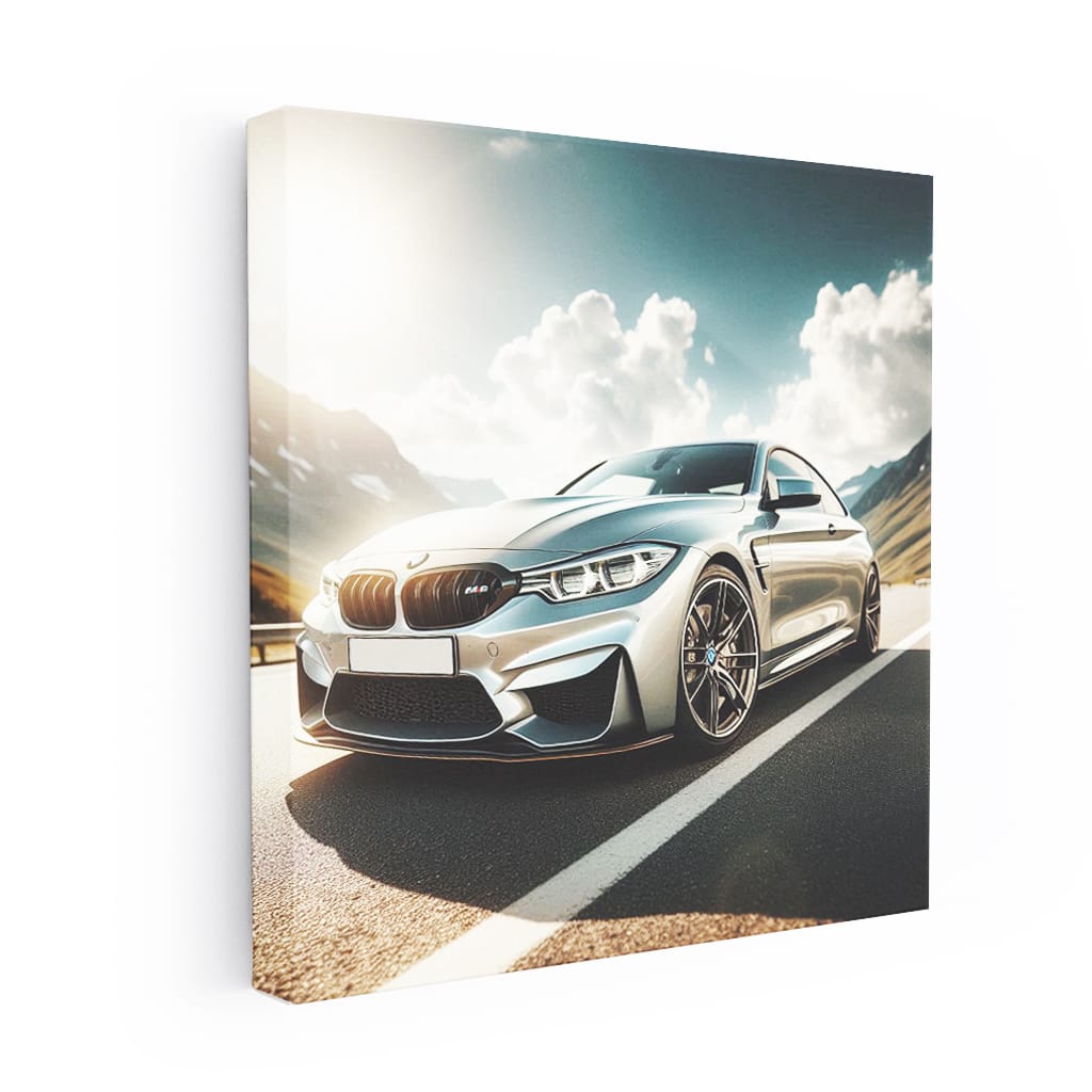 Bmw M4 Sunny Weath Wall Art