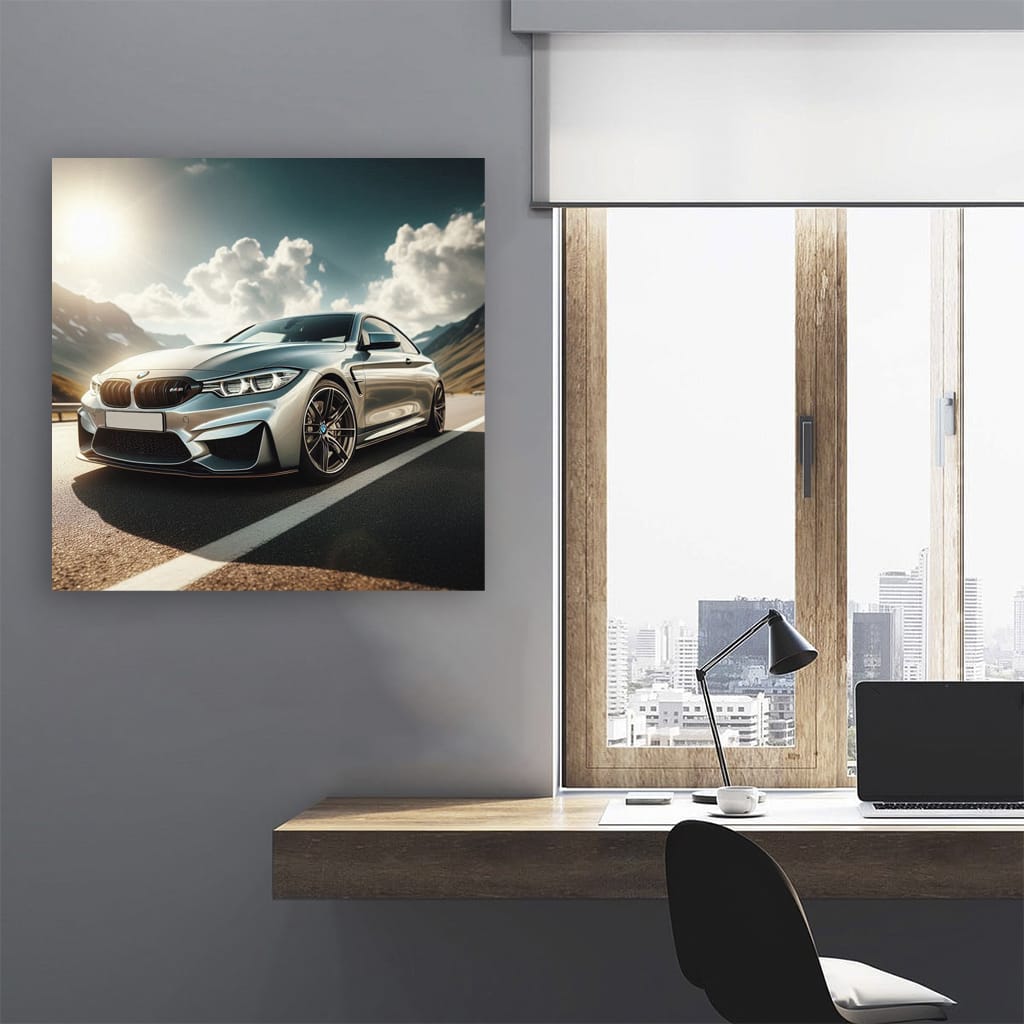 Bmw M4 Sunny Weath Wall Art