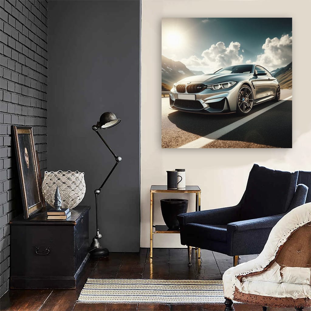 Bmw M4 Sunny Weath Wall Art