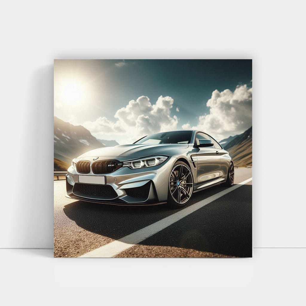 Bmw M4 Sunny Weath Wall Art