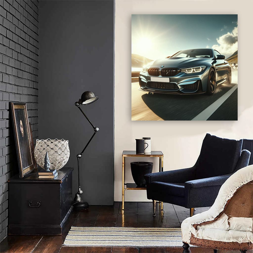 Bmw M4 Sunny Weather Wall Art