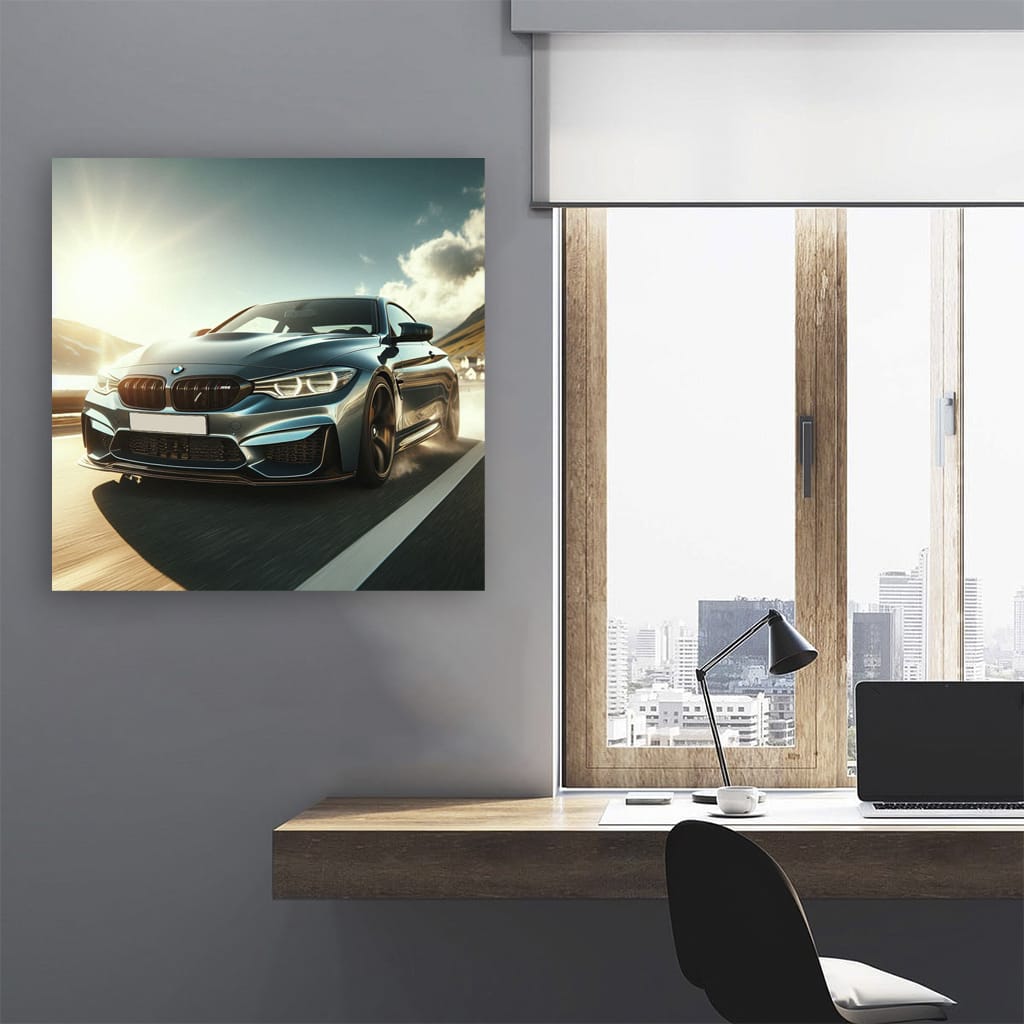 Bmw M4 Sunny Weather Wall Art