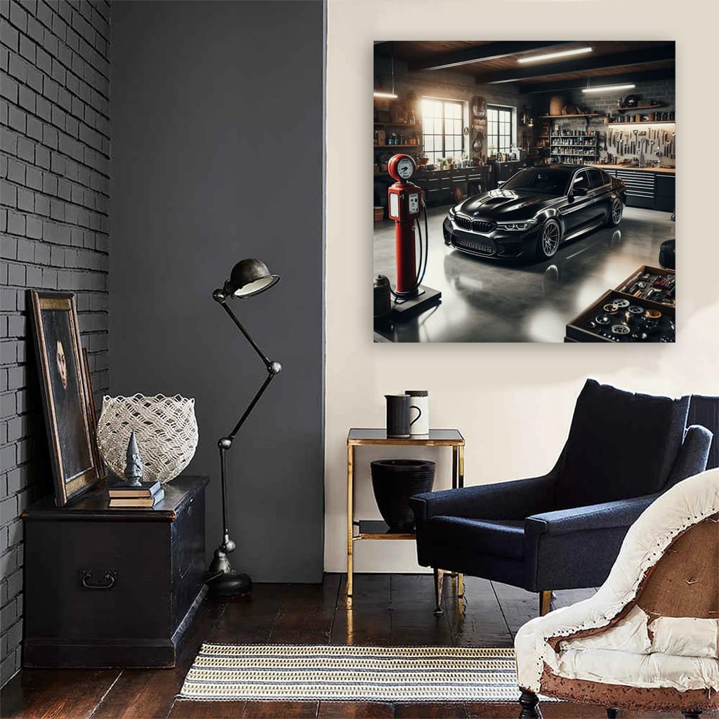 Bmw M5 Gara Wall Art