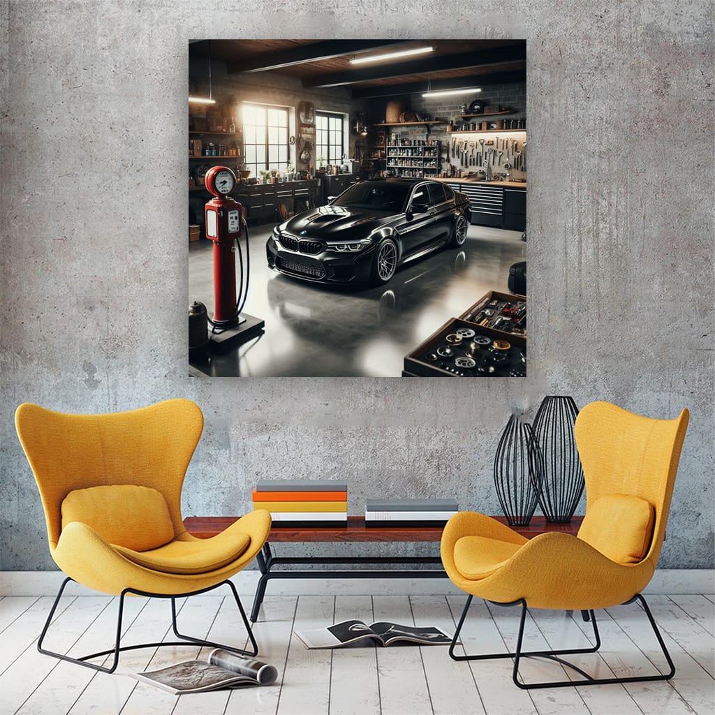 Bmw M5 Gara Wall Art