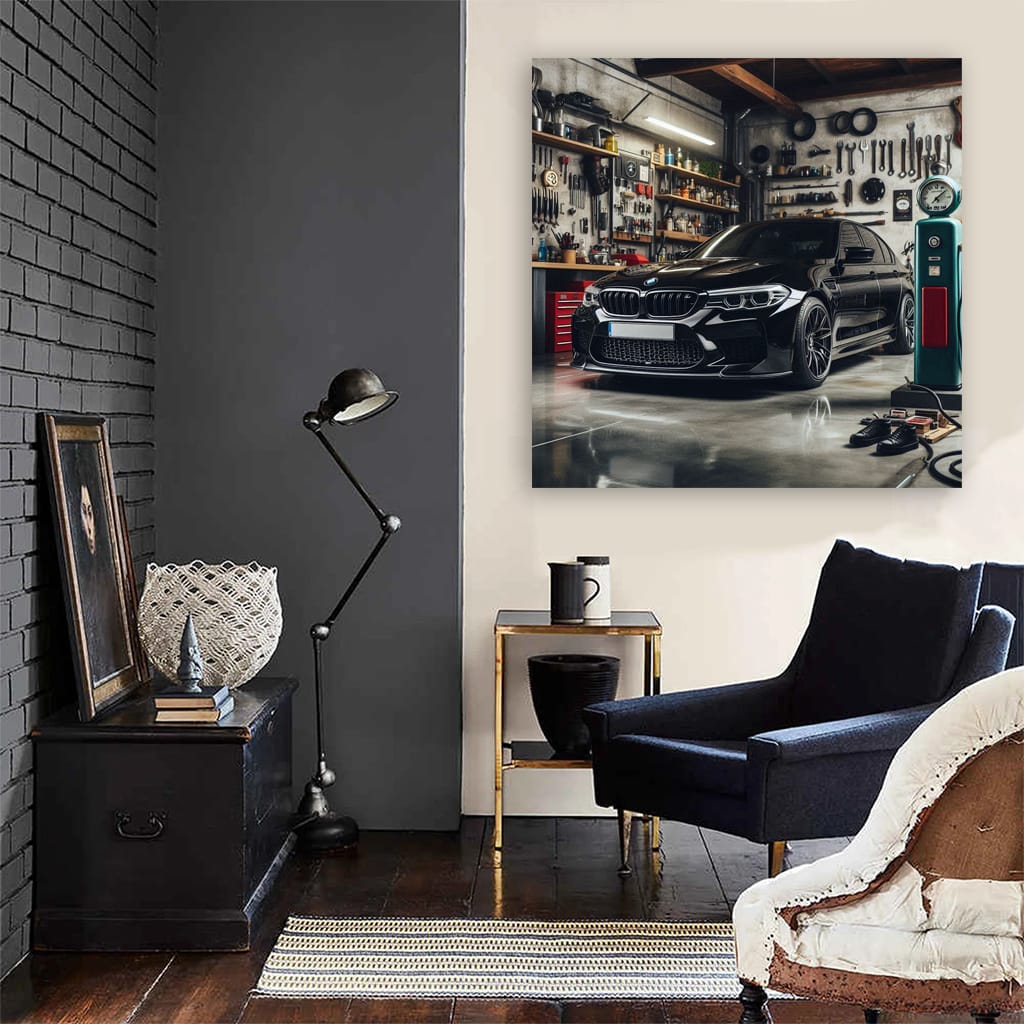 Bmw M5 Garage Wall Art