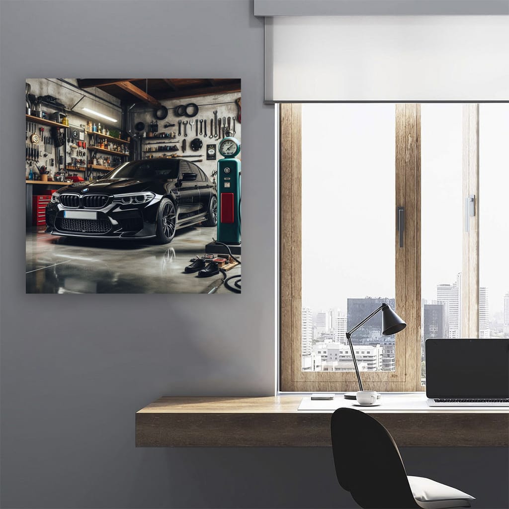 Bmw M5 Garage Wall Art