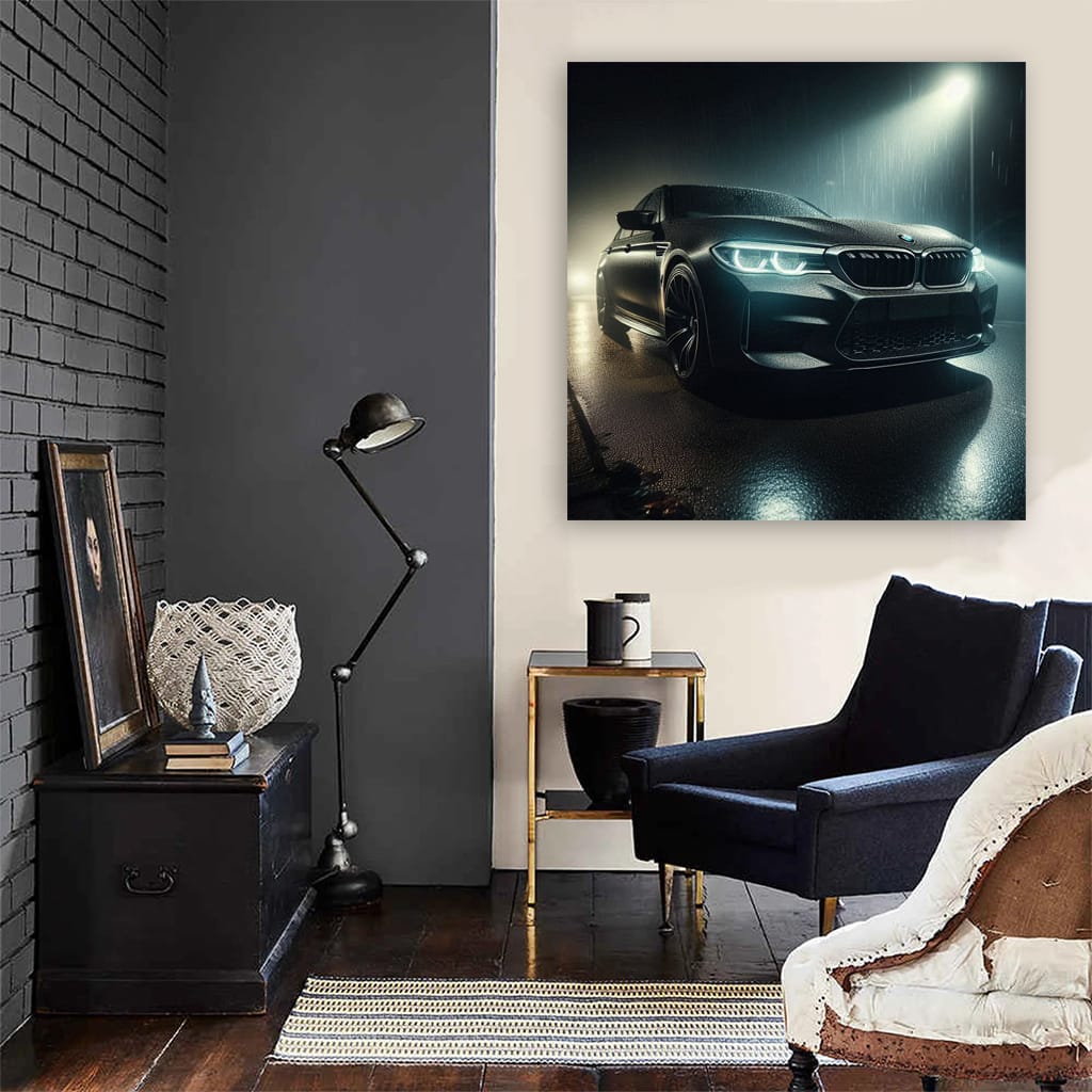 BMW M5 Under Night Sky - Elegance Meets Power