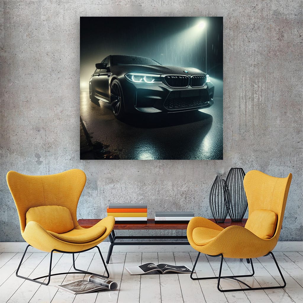 BMW M5 Under Night Sky - Elegance Meets Power