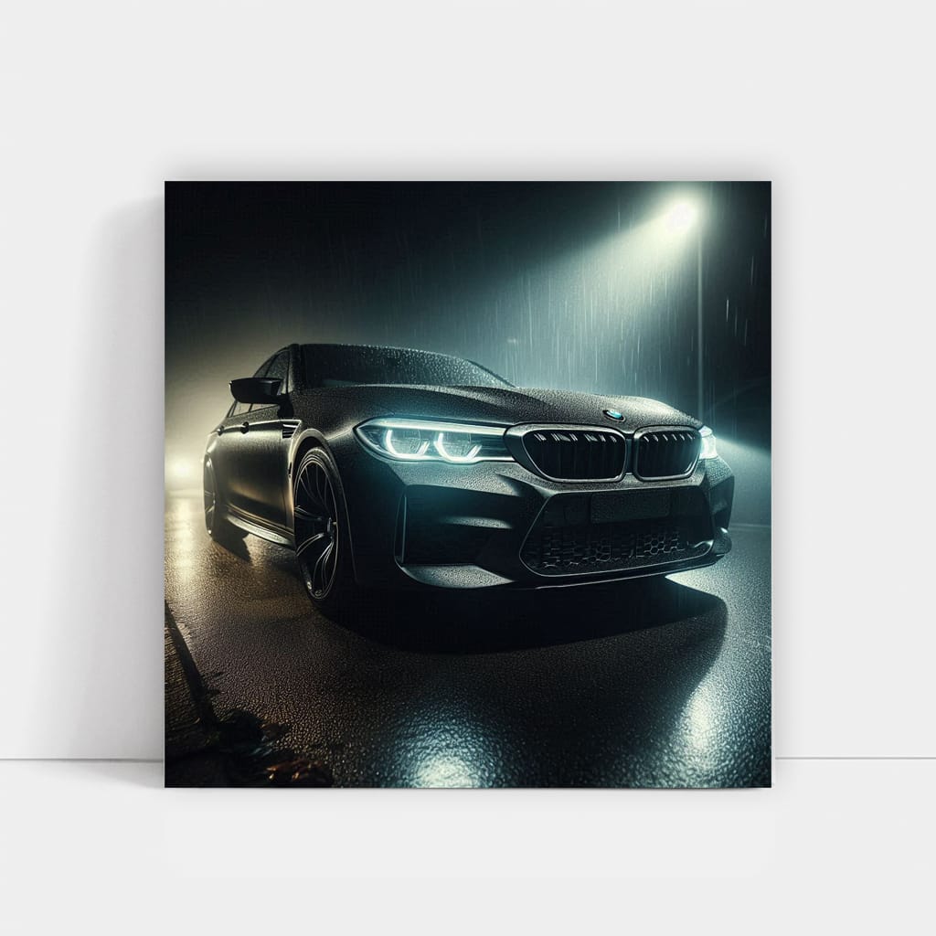 BMW M5 Under Night Sky - Elegance Meets Power