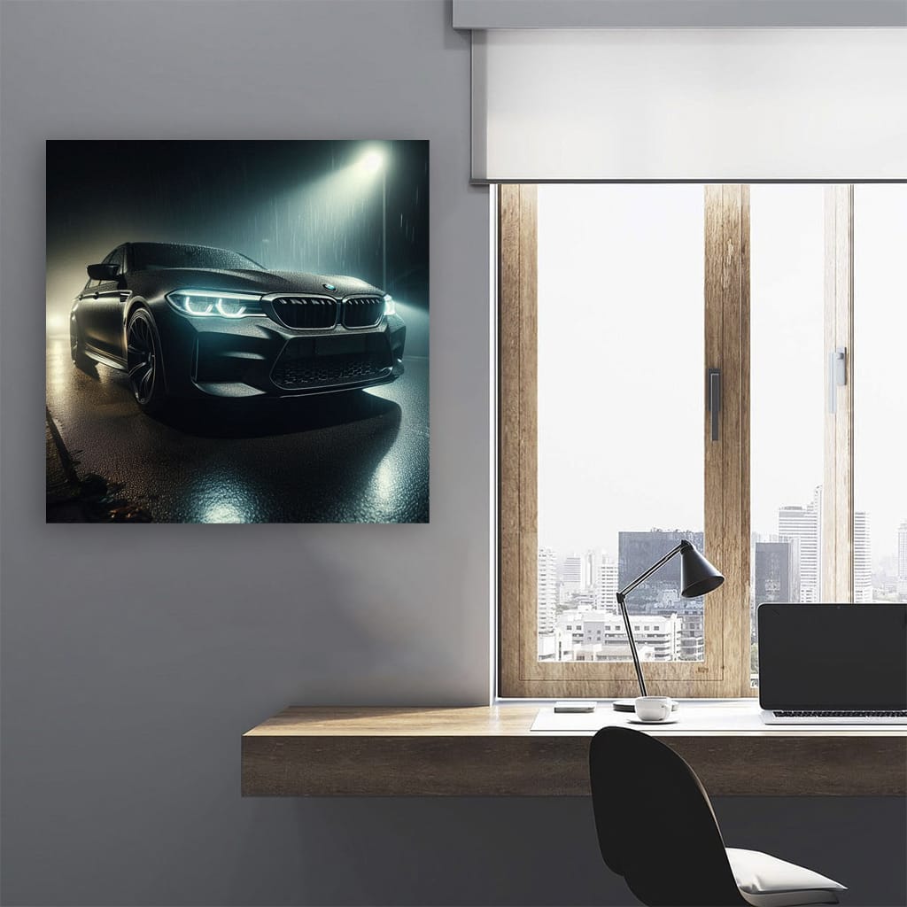 BMW M5 Under Night Sky - Elegance Meets Power