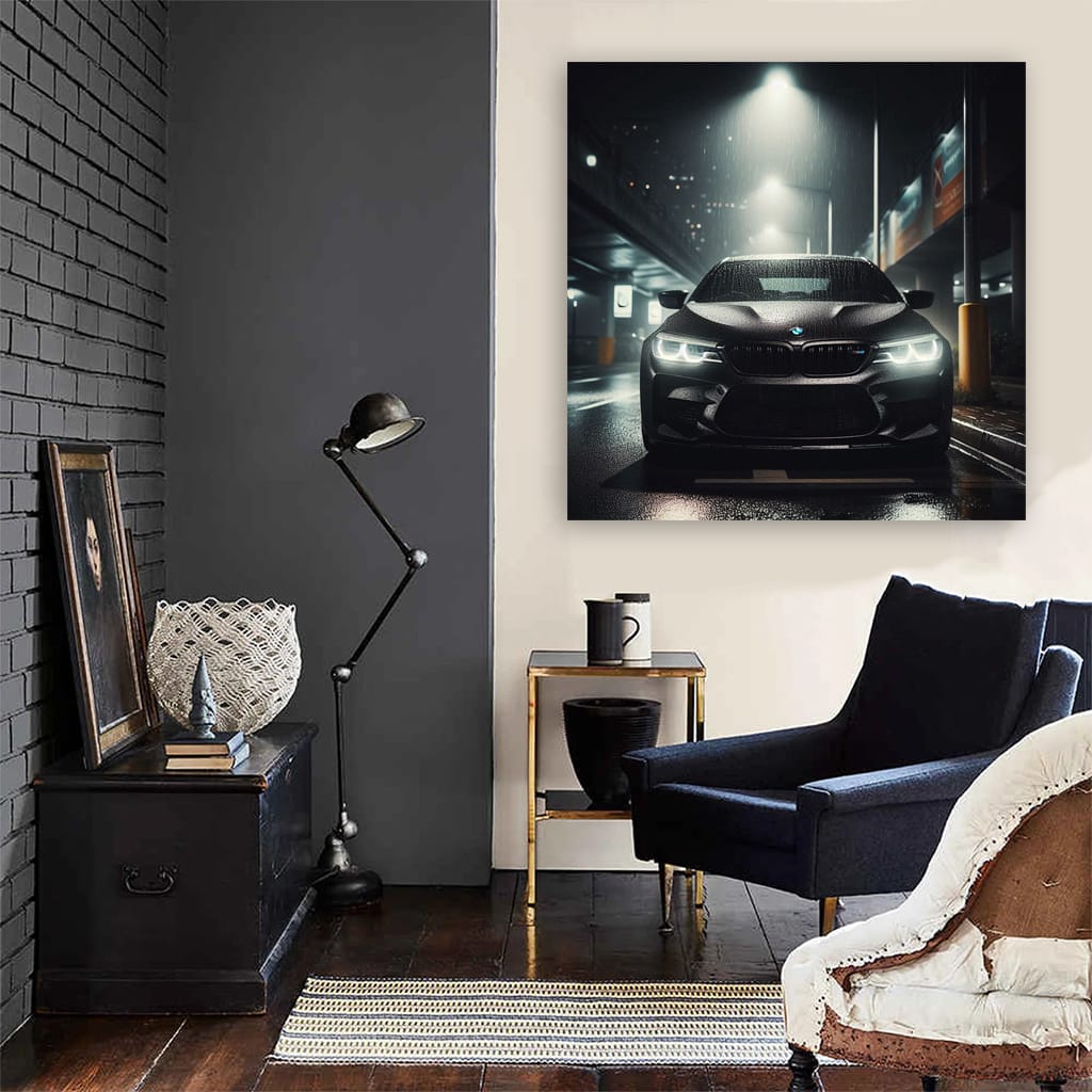 Bmw M5 Night Wall Art