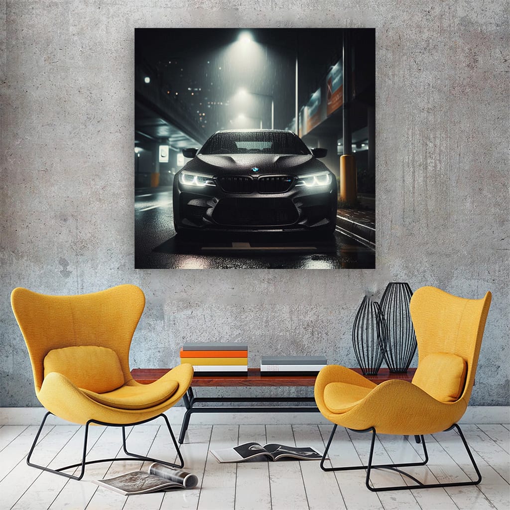 Bmw M5 Night Wall Art