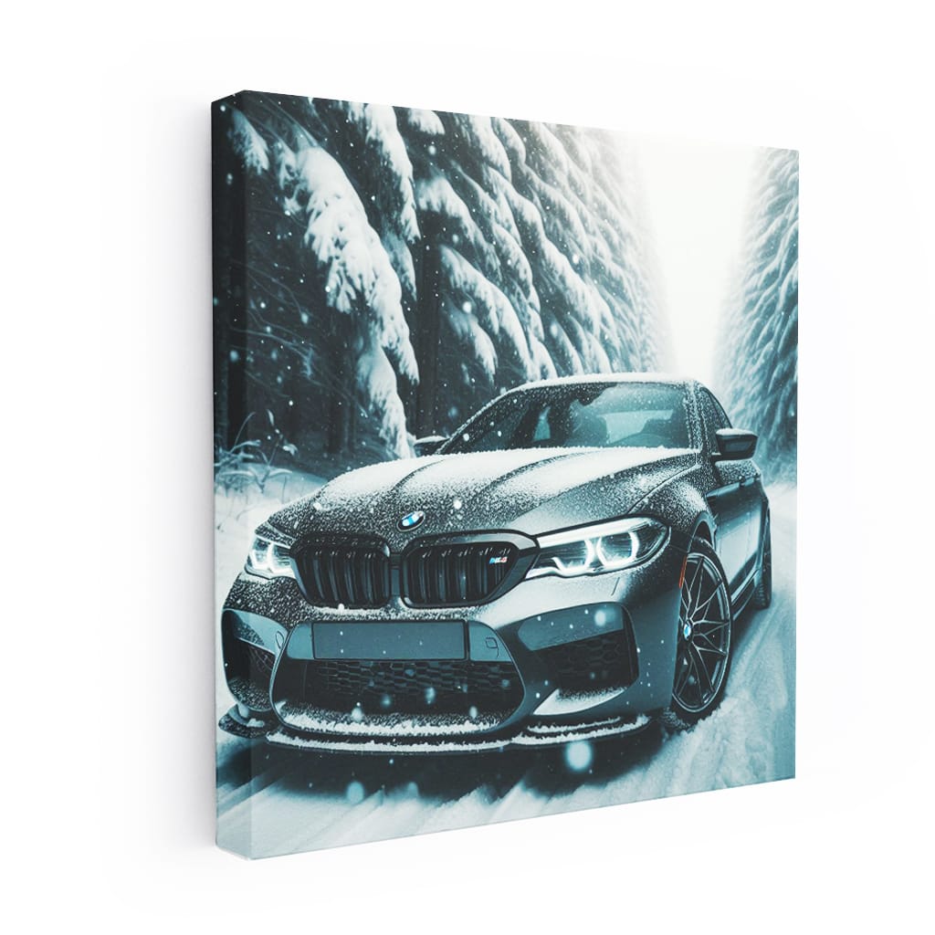 Bmw M5 Snowfa Wall Art