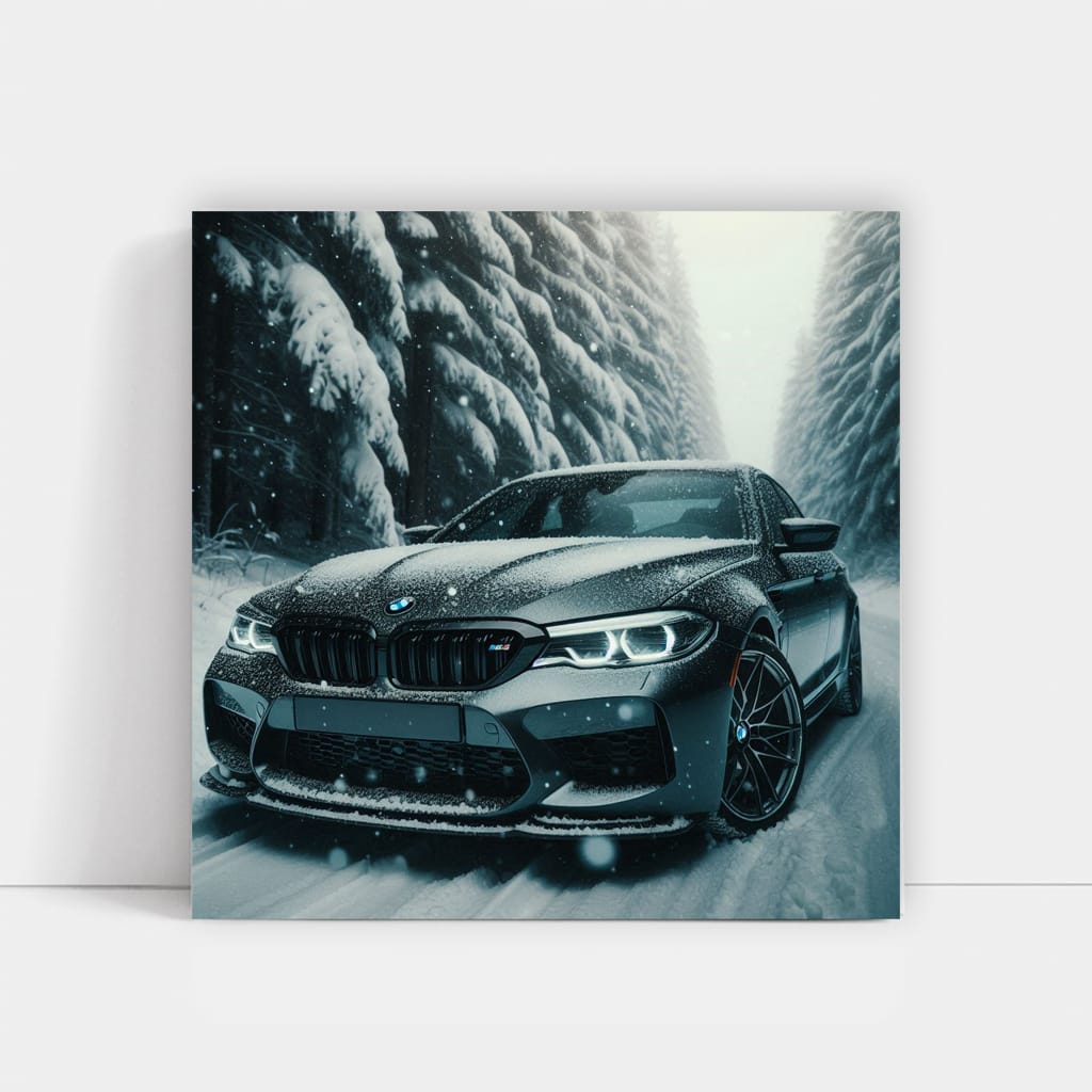 Bmw M5 Snowfa Wall Art