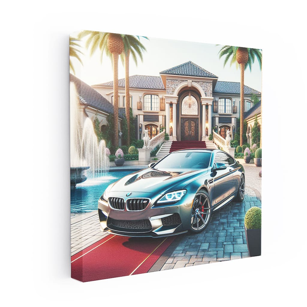 Bmw M6 Gray Luxury Life Wall Art