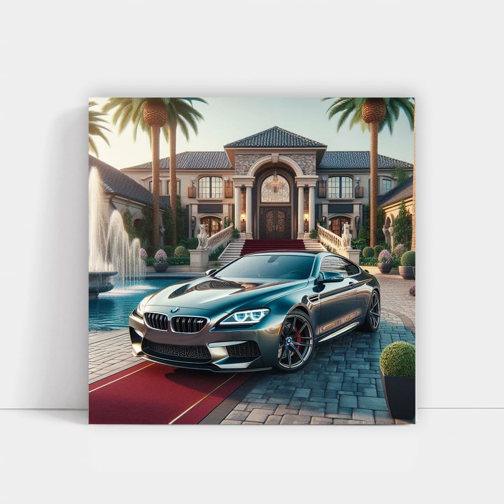 Bmw M6 Gray Luxury Life Wall Art