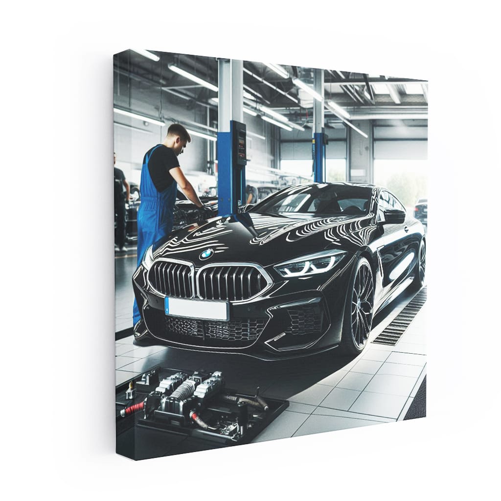 Bmw M8 Garage Wall Art