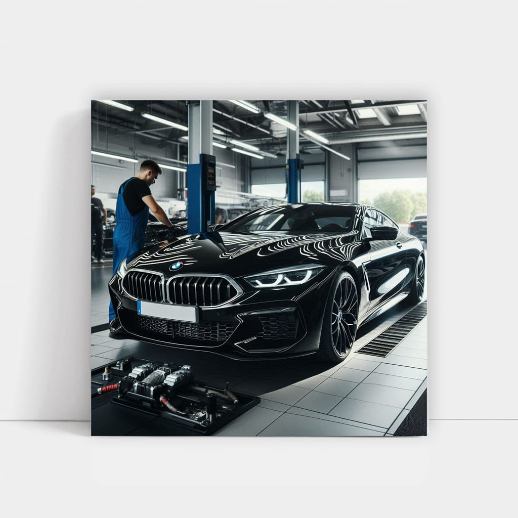 Bmw M8 Garage Wall Art